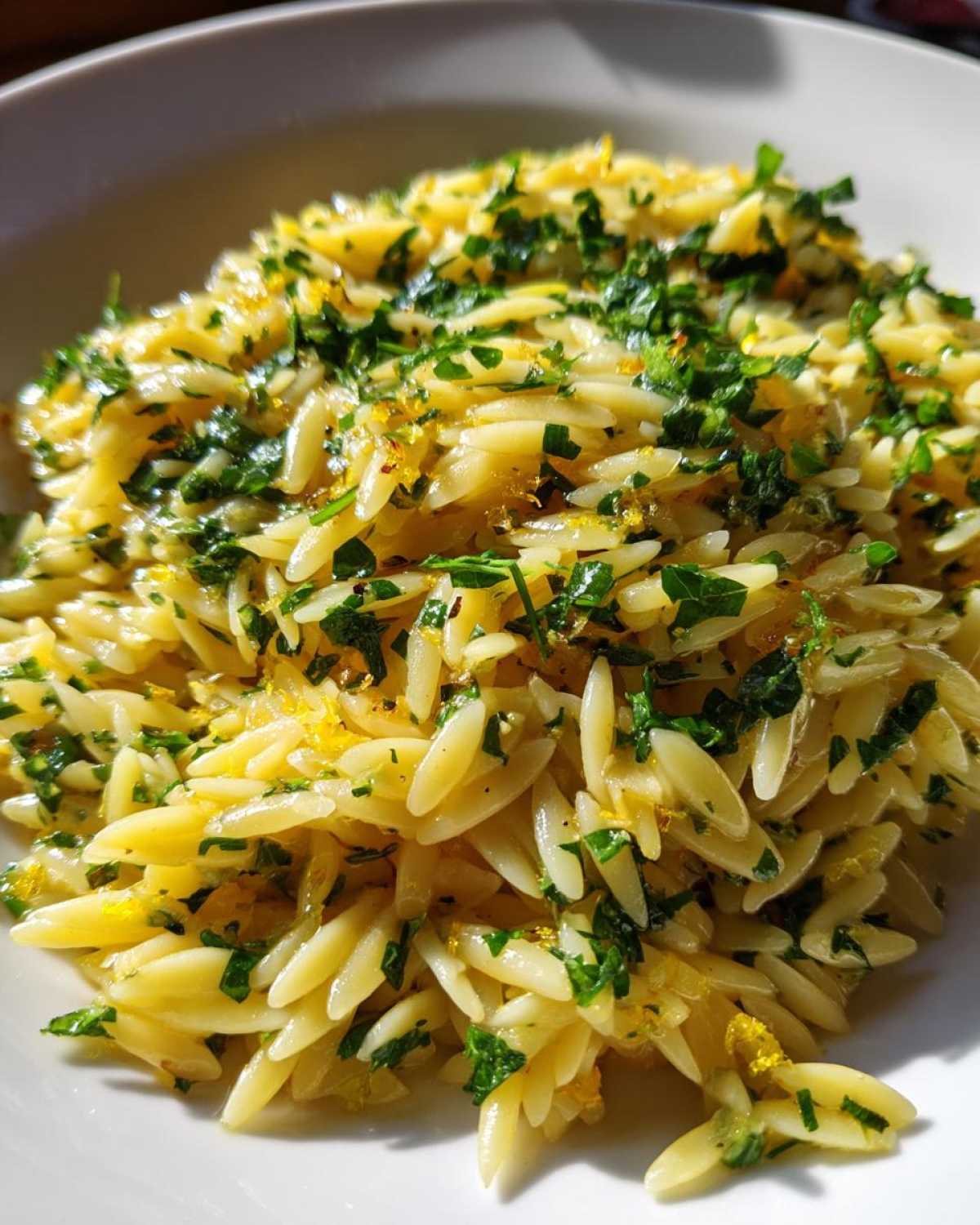 Zesty Lemon Garlic Orzo - detail 4
