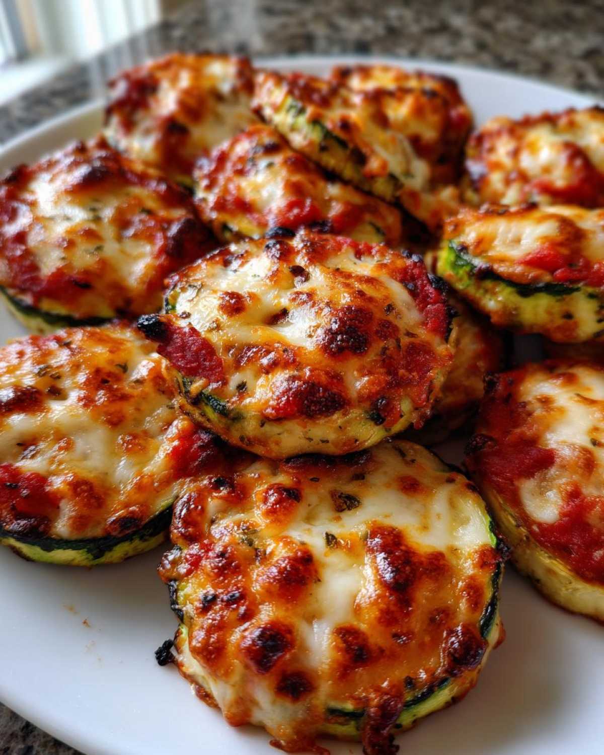 Zucchini Pizza Bites - detail 2